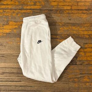 Large white Nike joggers!!